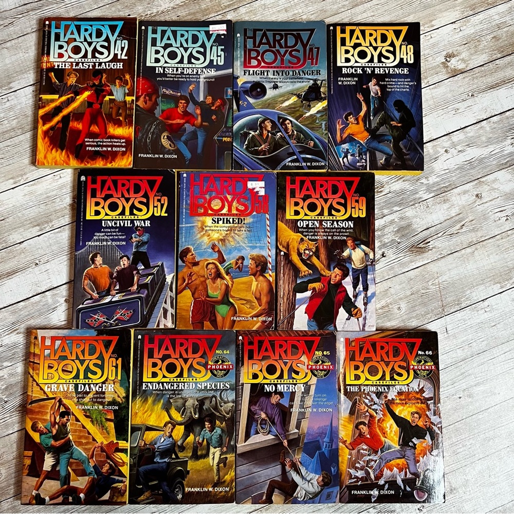 💚Hardy Boys 1990 books